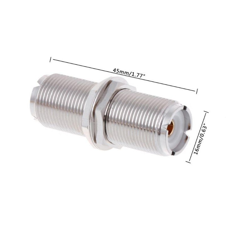 UHFKKY UHF Female to Female Connector Adpter, Extension Version
