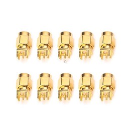 10 PCS 1.6mm SMA Female Jack PCB Clip Mount RF Connectors