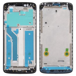 Front Housing LCD Frame Bezel Plate for Motorola Moto E5 Plus (Black)