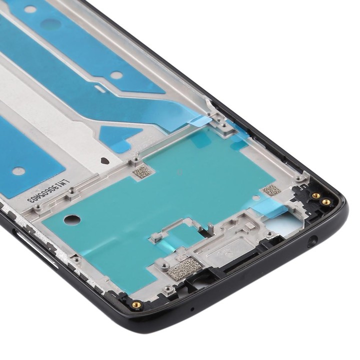Front Housing LCD Frame Bezel Plate for Motorola Moto E5 Plus (Black)