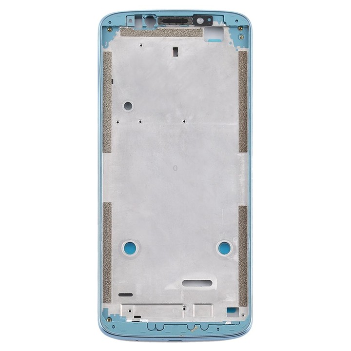 Front Housing LCD Frame Bezel Plate for Motorola Moto E5 Plus (Blue)