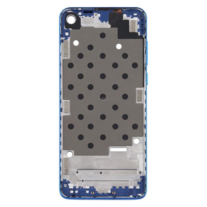 Front Housing LCD Frame Bezel Plate for Motorola Moto One Vision(Blue)