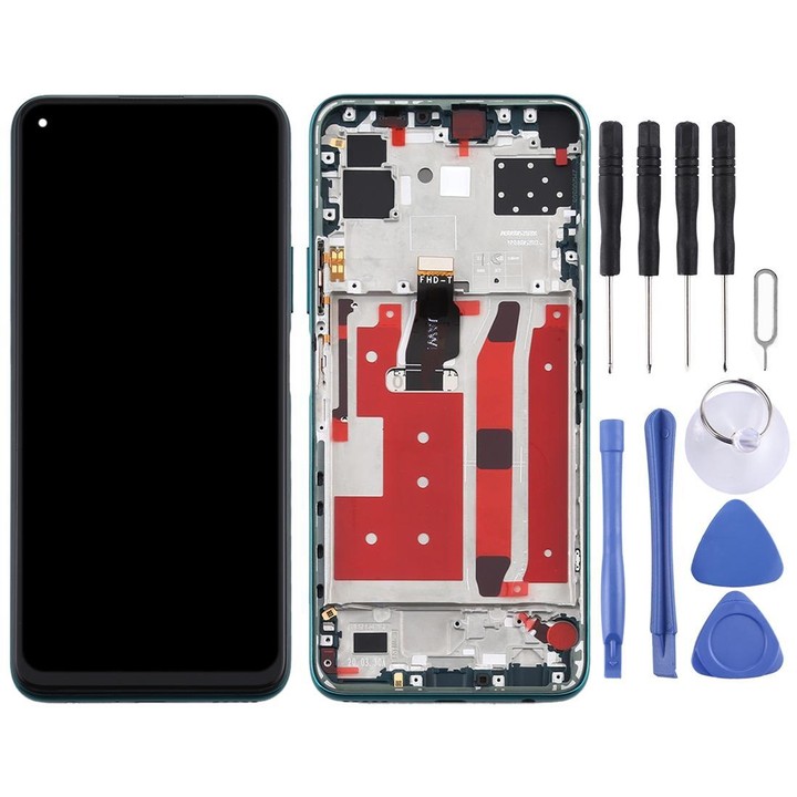 OEM LCD Screen for Huawei Nova 7 SE Digitizer Full Assembly with Frame（Green)