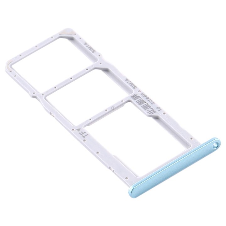 SIM Card Tray + SIM Card Tray + Micro SD Card Tray for Huawei Y6p (Baby Blue)
