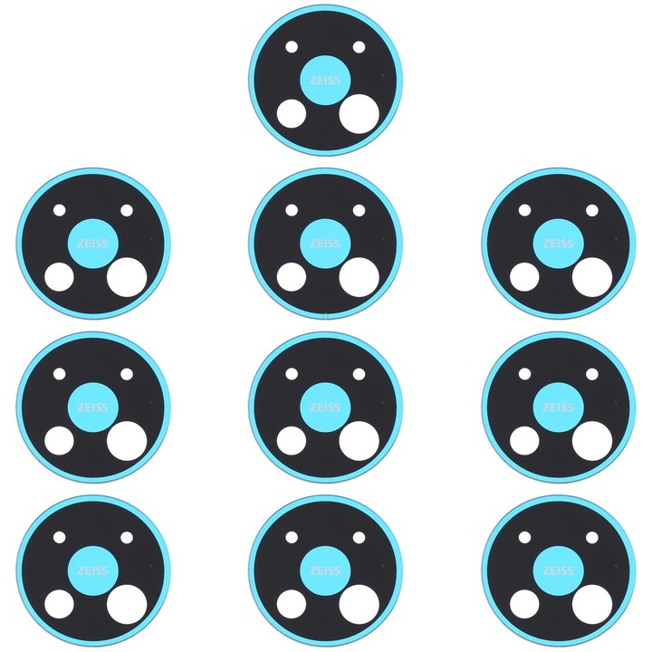 10 PCS Camera Lens Cover for Nokia C5 Endi (Blue)
