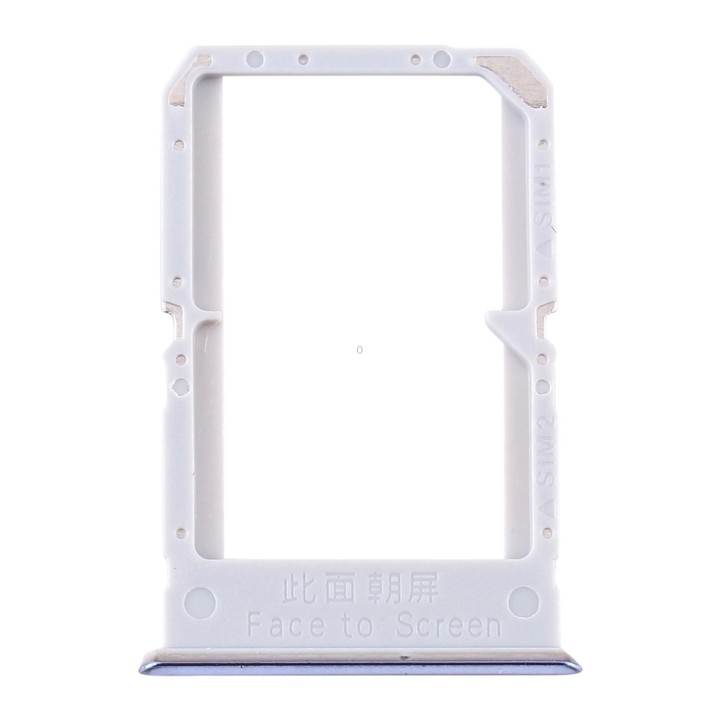 For OPPO Reno4 SE/A93 4G/OPPO Reno4 F/Reno4 Lite/F17 Pro PEAT00 PEAM00 SIM Card Tray + SIM Card Tray (Silver)