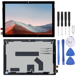 Original LCD Screen for Microsoft Surface Pro 7 Plus / Pro 7+ 1960 1961 with Digitizer Full Assembly（Black)