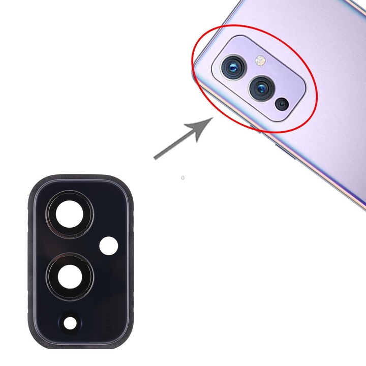 For OnePlus 9 (IN/CN Edition) Camera Lens Cover (Black)
