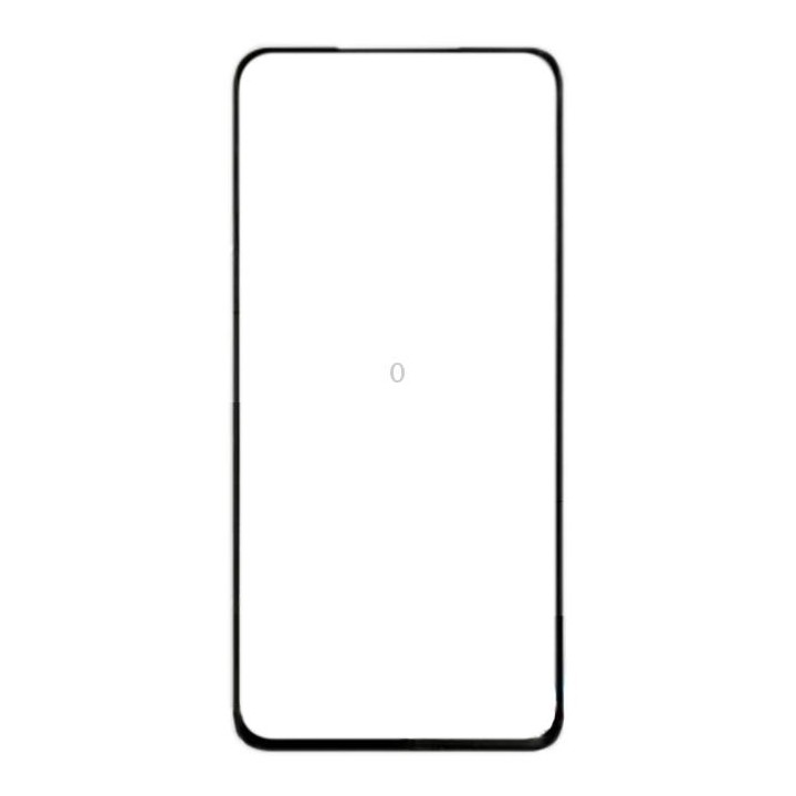 For OnePlus 8 Front Screen Outer Glass Lens (Black)