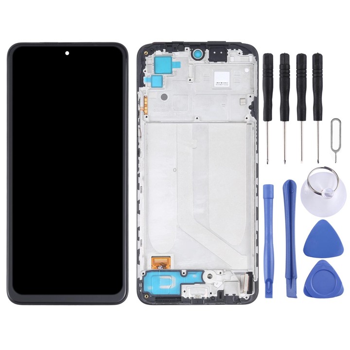 OLED Material LCD Screen and Digitizer Full Assembly With Frame for Xiaomi Redmi Note 10 4G / Redmi Note 10s 4G / Redmi Note 11