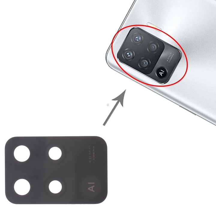 For OPPO Reno5 F CPH2217 10pcs Back Camera Lens