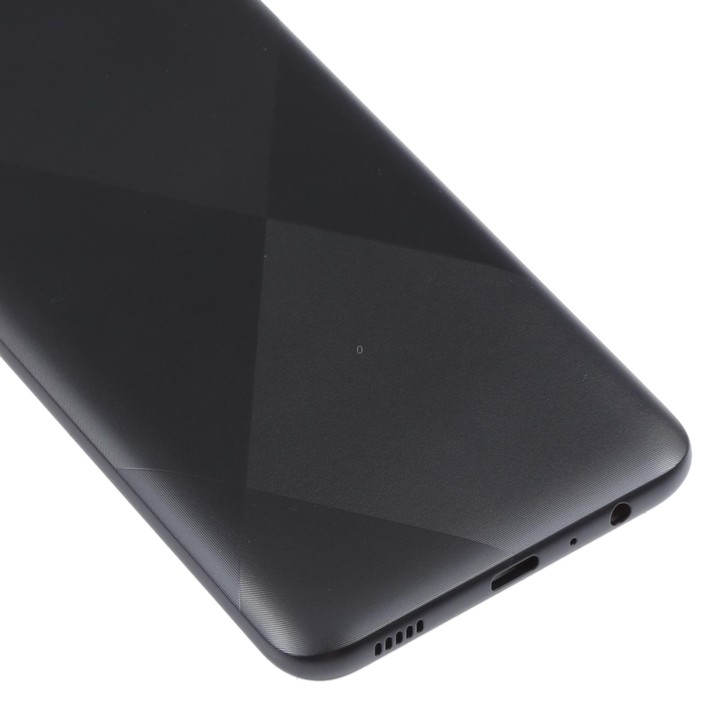 For Samsung Galaxy A02s SM-A025F Battery Back Cover (Black)