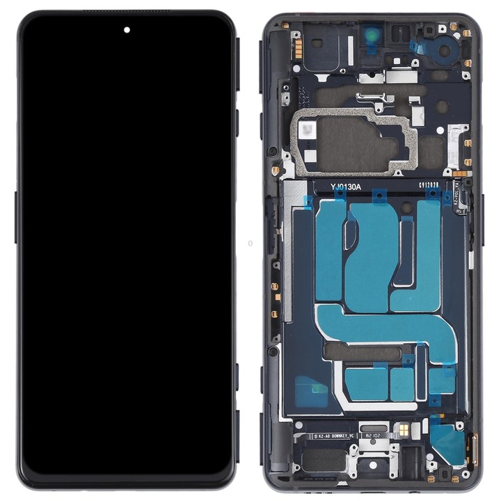 Original LCD Screen and Digitizer Full Assembly With Frame for Xiaomi Black Shark 4 / Black Shark 4 Pro SHARK PRS-H0, SHARK PRS-