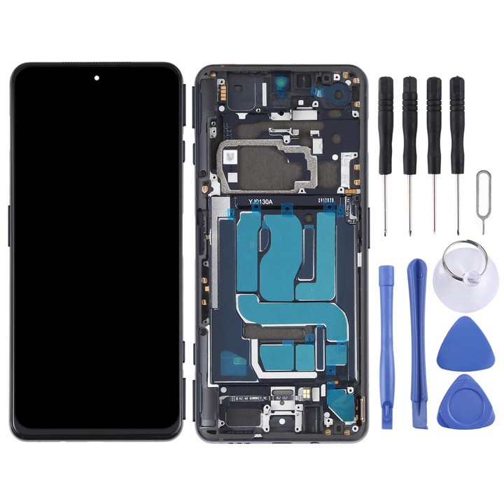 Original LCD Screen and Digitizer Full Assembly With Frame for Xiaomi Black Shark 4 / Black Shark 4 Pro SHARK PRS-H0, SHARK PRS-
