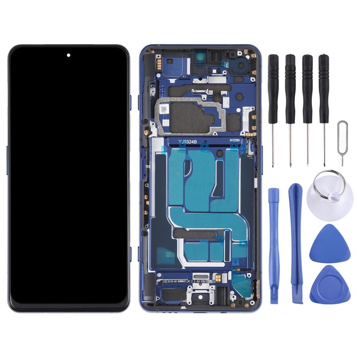 Original LCD Screen and Digitizer Full Assembly With Frame for Xiaomi Black Shark 4 / Black Shark 4 Pro SHARK PRS-H0, SHARK PRS-