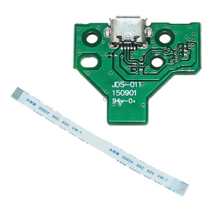 JCD JDS-011 USB Charging Port Board with 12 Pin FPC Flex Cable For PS4