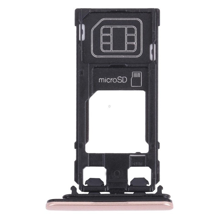 SIM Card Tray + Micro SD Card Tray for Sony Xperia X Performance (Pink)