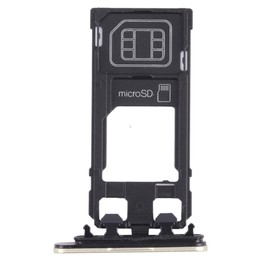 SIM Card Tray + Micro SD Card Tray for Sony Xperia X Performance (Gold)