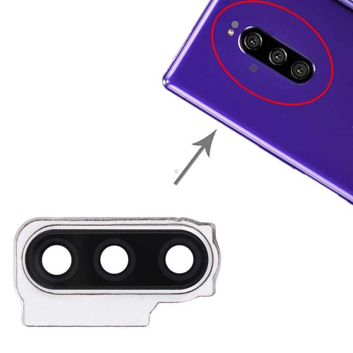 Camera Lens Cover for Sony Xperia 1 / Xperia XZ4 (Silver)