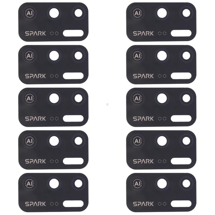 For Tecno Spark 5 Air KD6a 10pcs Back Camera Lens