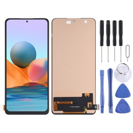 TFT Material LCD Screen and Digitizer Full Assembly (Not Supporting Fingerprint Identification) for Xiaomi Redmi Note 10 Pro 4G