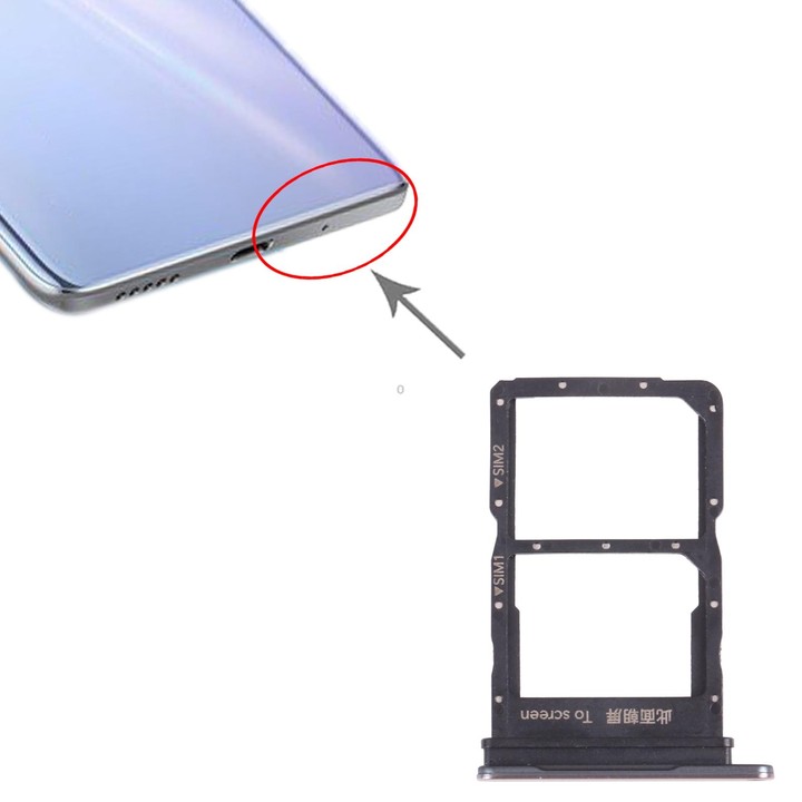 SIM Card Tray + SIM Card Tray for Honor 50 SE (Silver)