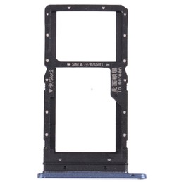 SIM Card Tray + SIM Card Tray / Micro SD Card Tray for Honor play 5T (Blue)