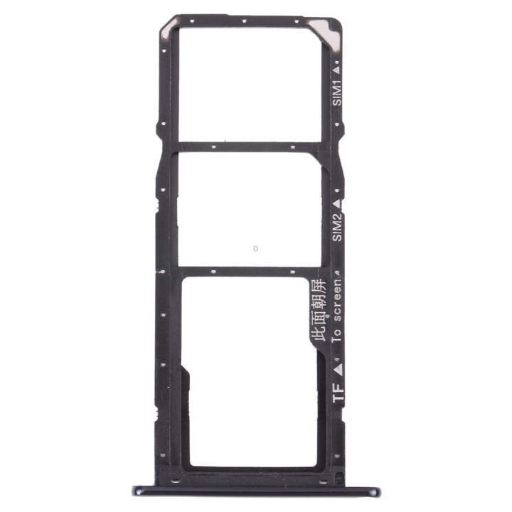 SIM Card Tray + SIM Card Tray + Micro SD Card Tray for Huawei Y6 (2018) (Black)