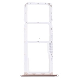 SIM Card Tray + SIM Card Tray + Micro SD Card Tray for Huawei Y6 (2018) (Silver)