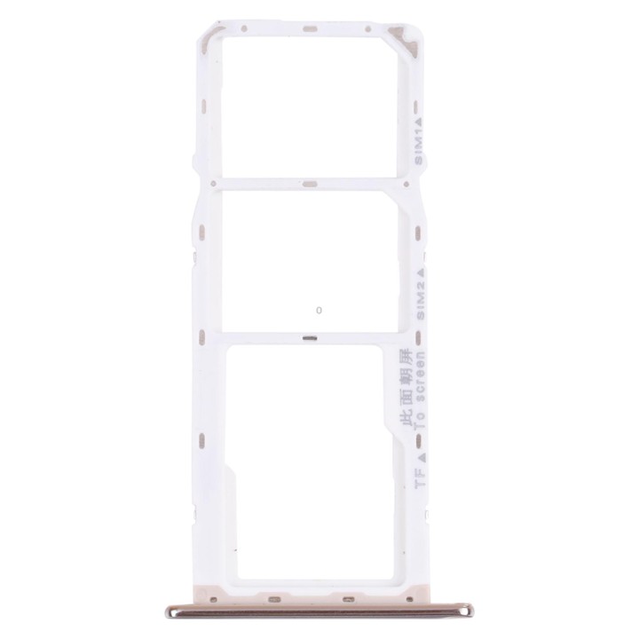 SIM Card Tray + SIM Card Tray + Micro SD Card Tray for Huawei Y6 (2018) (Silver)