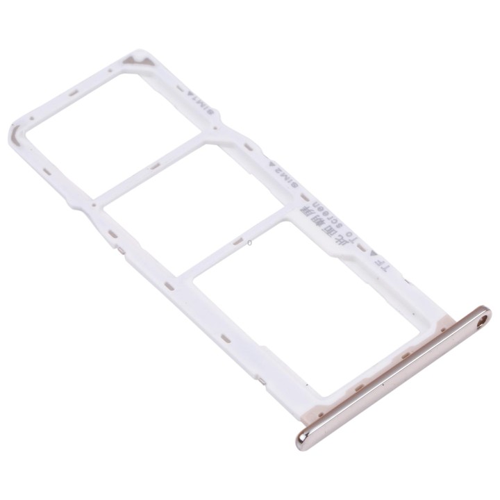 SIM Card Tray + SIM Card Tray + Micro SD Card Tray for Huawei Y6 (2018) (Silver)