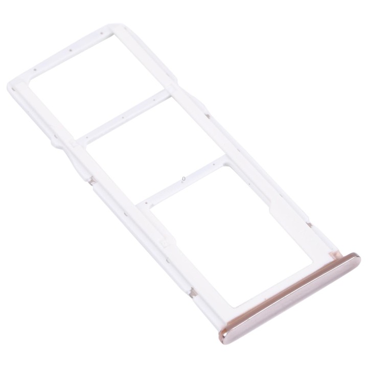SIM Card Tray + SIM Card Tray + Micro SD Card Tray for Huawei Y7 Pro 2018 (Silver)