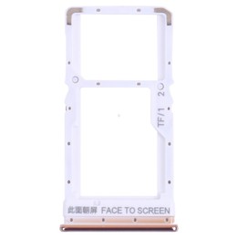 SIM Card Tray + Micro SD Card Tray for Xiaomi Poco X3 Pro M2102J20SG M2102J20SI (Gold)
