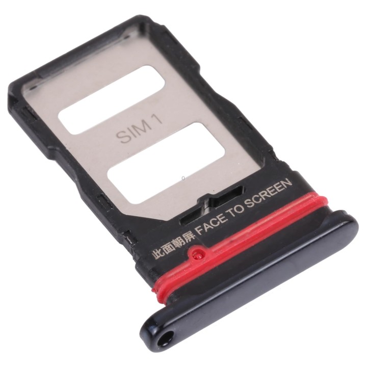 SIM Card Tray + SIM Card Tray for Xiaomi Mi 11T / 11T Pro 21081111RG(Black)