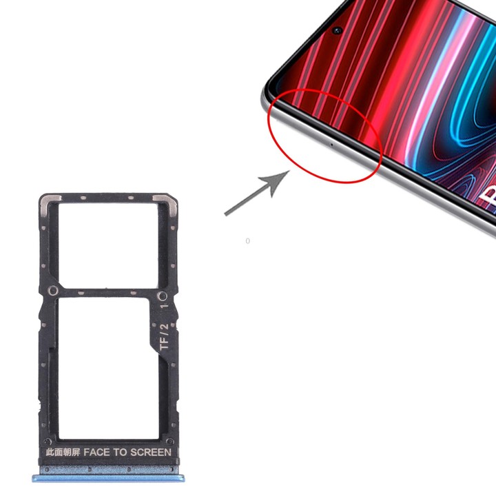 SIM Card Tray + SIM Card Tray / Micro SD Card Tray for Xiaomi Redmi Note 11 (China) 21091116AC / Redmi Note 11T 5G / Poco M4 Pro