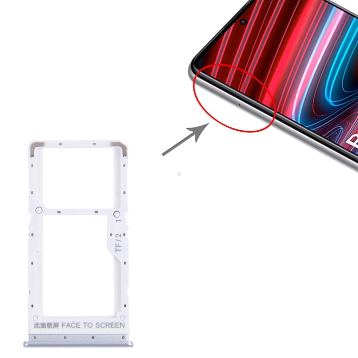 SIM Card Tray + SIM Card Tray / Micro SD Card Tray for Xiaomi Redmi Note 11 (China) 21091116AC / Redmi Note 11T 5G / Poco M4 Pro