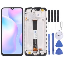 Original LCD Screen and Digitizer Full Assembly with Frame for Xiaomi Redmi 9A / Redmi 9C / Redmi 9C NFC / Redmi 9AT / Redmi 9i