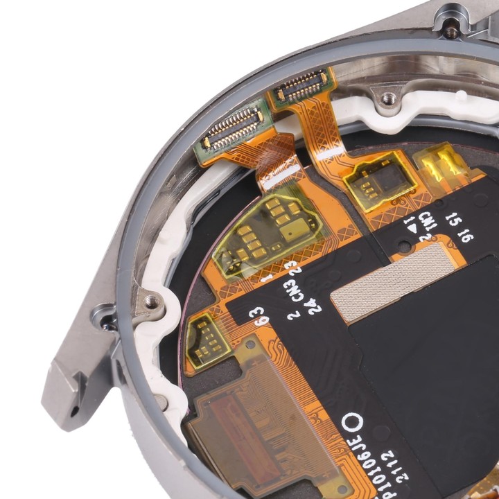 Original LCD Screen and Digitizer Full Assembly With Frame for Huawei Watch 3 Pro(Silver)