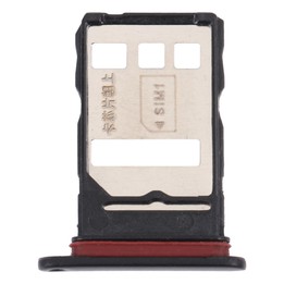 SIM Card Tray + SIM/NM Card Tray for Huawei Y9a (Black)