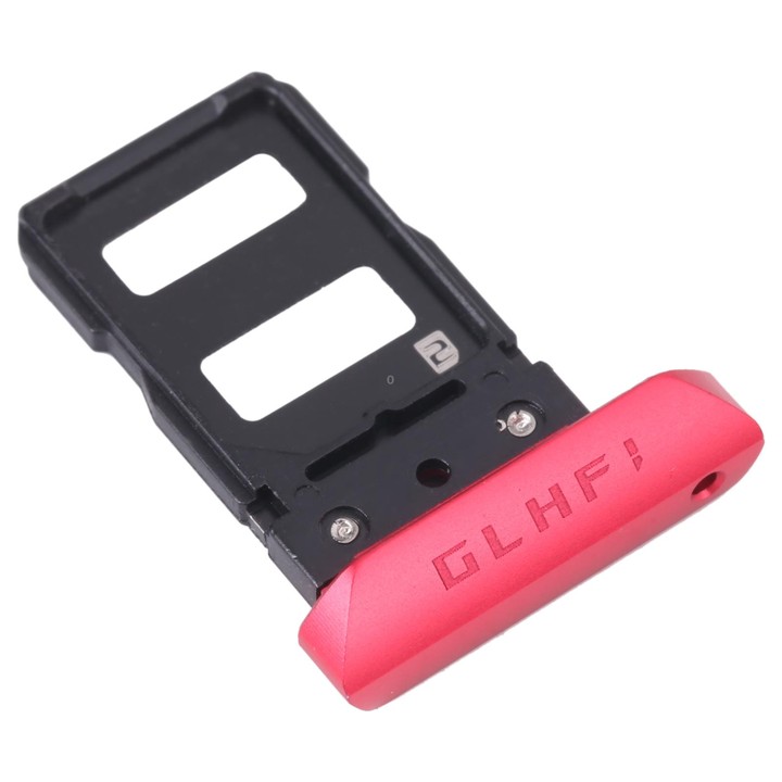 SIM Card Tray + SIM Card Tray for Asus ROG Phone 5 ZS673KS (Red)