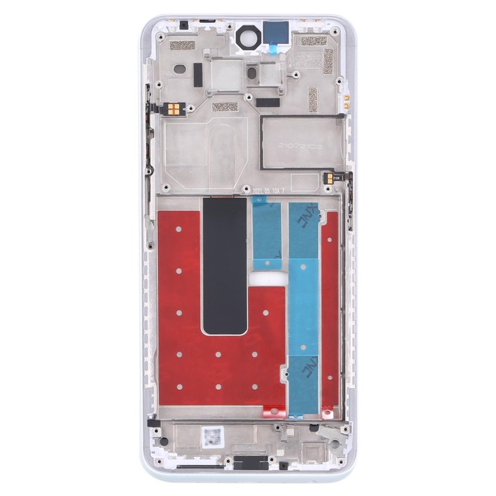 Original Middle Frame Bezel Plate for Nokia X10 TA-1350 TA-1332(White)