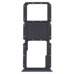 For OnePlus Nord N200 5G DE2118 / DE2117 SIM Card Tray + Micro SD Card Tray (Silver)