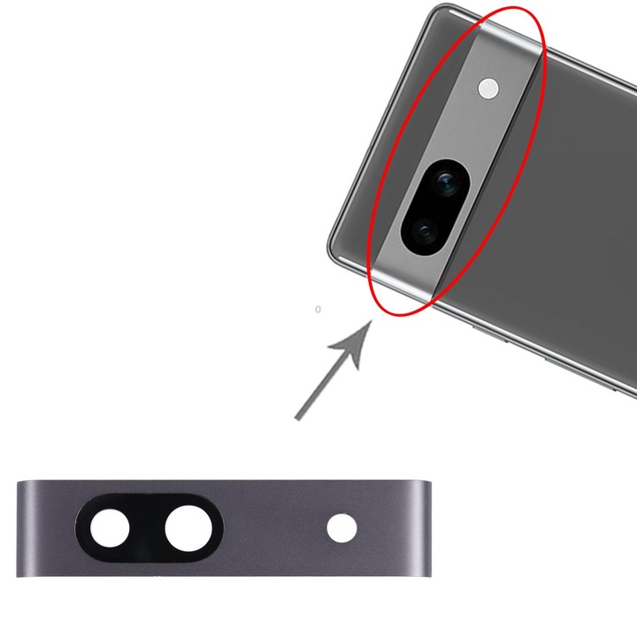 For Google Pixel 7A Original Camera Lens Cover(Black)