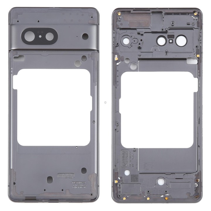For Google Pixel 7 Front Housing LCD Frame Bezel Plate(Black)