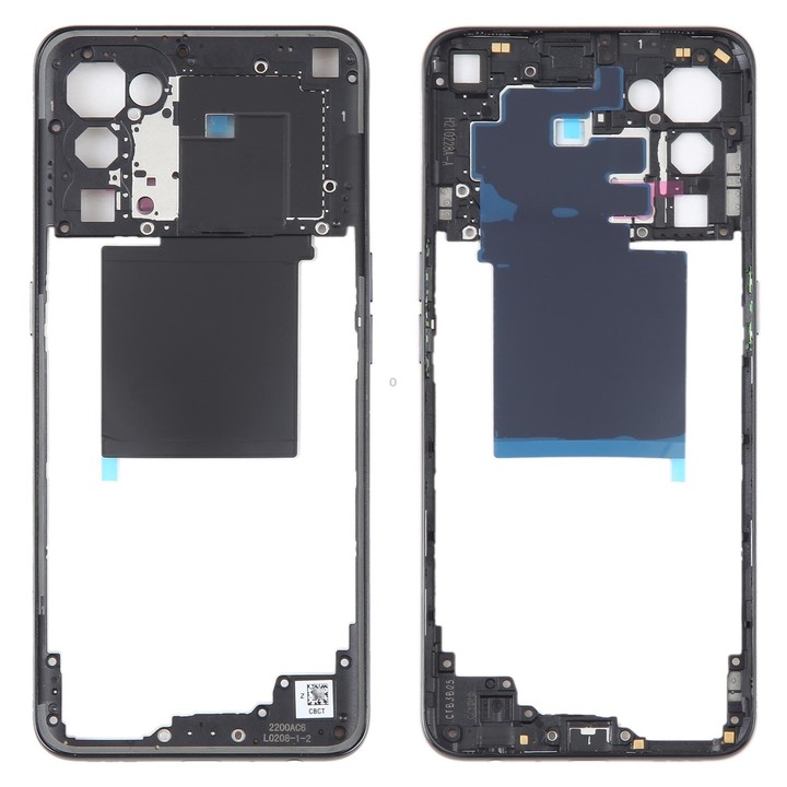 For OPPO Reno5 5G Original Middle Frame Bezel Plate (Black)
