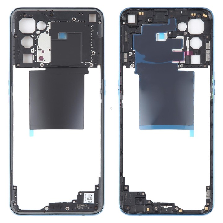 For OPPO Reno5 5G Original Middle Frame Bezel Plate (Blue)