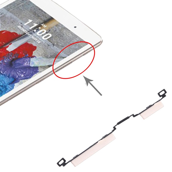 For LG G Pad X 8.0 V520 Original Volume Button Control Button (Gold)