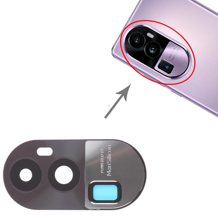 For OPPO Reno10 Pro+ Original Camera Lens Cover (Black)