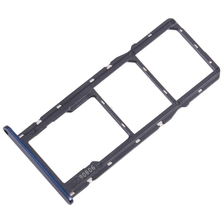 For Motorola Moto G7 Play SIM Card Tray + SIM Card Tray + Micro SD Card Tray (Blue)