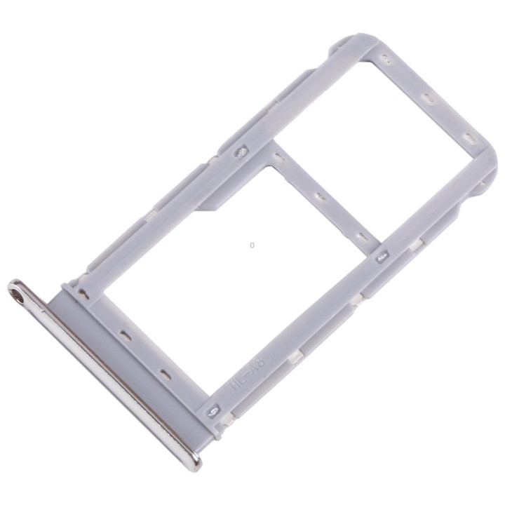 For Motorola Moto G Fast SIM Card Tray + Micro SD Card Tray (Silver)